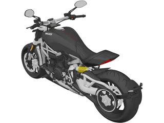Ducati X-Diavel (2016) 3D Model preview