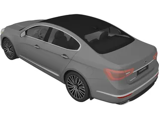 Kia Cadenza (2014) 3D Model preview