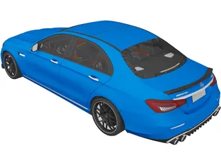 Mercedes-AMG E 63 S (2021) 3D Model preview