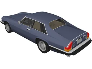Jaguar XJ-S Coupe (1990) 3D Model preview