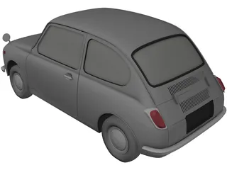 Subaru R2 3D Model preview
