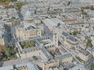 Paris City, France (2020) 3D Model preview