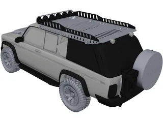 Lada Niva 2329 3D Model preview