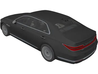 Genesis G90 (2020) 3D Model preview