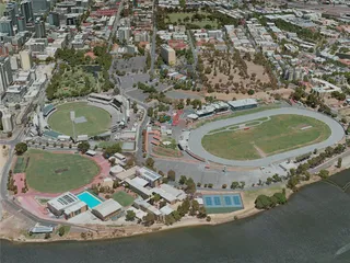 Perth City, Australia (2020) 3D Model preview