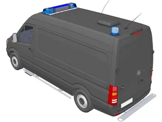 Mercedes-Benz Sprinter RTK7 3D Model preview