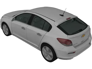 Chevrolet Cruze Hatchback (2012) 3D Model preview