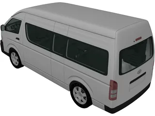 Toyota Hiace (2012) 3D Model preview