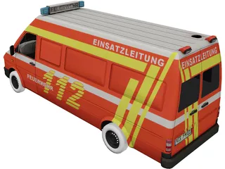 Feuerwehr ELW 3D Model preview