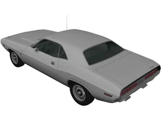 Dodge Challenger (1970) 3D Model preview