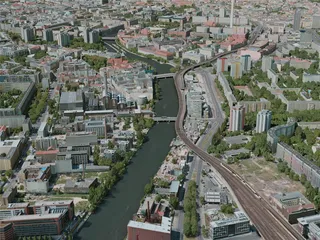 Berlin City, Germany (2020) 3D Model preview