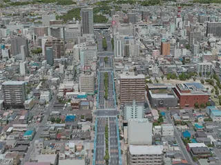 Fukuyama City, Japan (2020) 3D Model preview