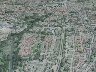Eindhoven City, Netherlands (2020) 3D Model preview