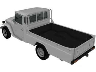Toyota Land Cruiser Pickup (1979) 3D Model preview