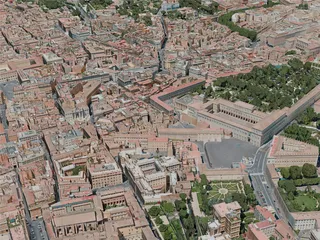 Rome City, Italy (2020) 3D Model preview