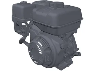 Honda GX270 Engine 3D Model preview