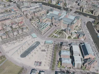 Amsterdam City, Netherlands (2020) 3D Model preview