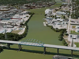 Green Bay City, USA (2020) 3D Model preview