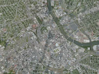 Nashville City, USA (2020) 3D Model preview