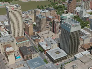 Memphis City, USA (2020) 3D Model preview