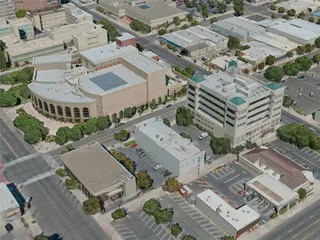 Modesto City, USA (2020) 3D Model preview