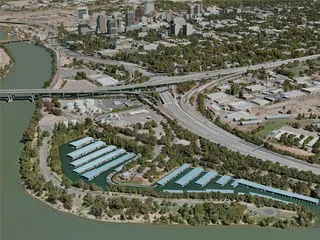 Sacramento City, USA (2020) 3D Model preview