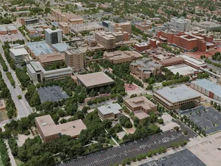 Oklahoma City, USA (2020) 3D Model preview