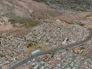 Cape Town City, South Africa (2020) 3D Model preview