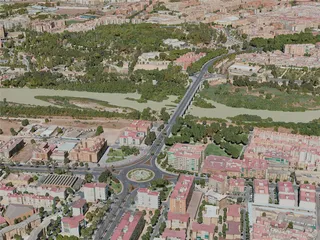 Cordoba City, Spain (2020) 3D Model preview