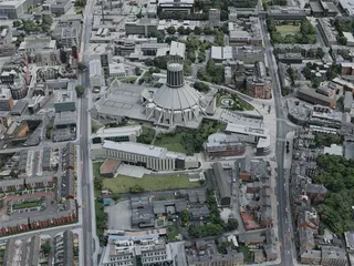 Liverpool City, UK (2020) 3D Model preview