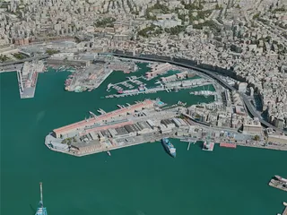 Genoa City, Italy (2020) 3D Model preview