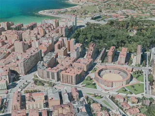 Gijon City, Spain (2020) 3D Model preview