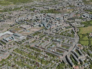 Edinburgh City, UK (2020) 3D Model preview