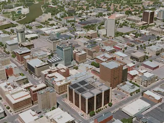 Wichita City, USA (2020) 3D Model preview