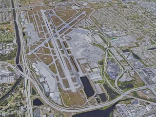 West Palm Beach City, FL, USA (2021) 3D Model preview