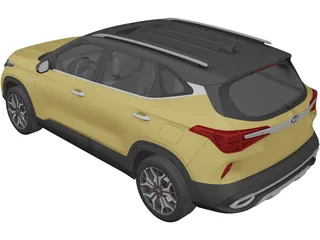 Kia Seltos (2020) 3D Model preview