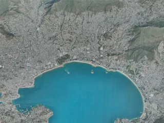 Acapulco City, Mexico (2020) 3D Model preview
