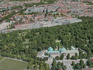 Munich City, Germany (2020) 3D Model preview