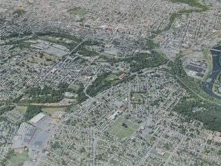 Allentown City, USA (2020) 3D Model preview