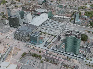 Utrecht City, Netherlands (2020) 3D Model preview
