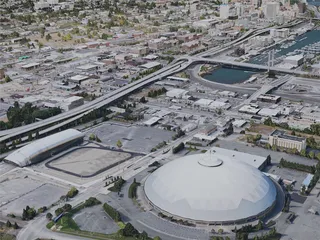 Tacoma City, USA (2020) 3D Model preview