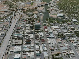 Stockton City, USA (2020) 3D Model preview