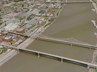St. Louis City, USA (2020) 3D Model preview