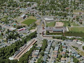 Springfield City, MA, USA (2020) 3D Model preview