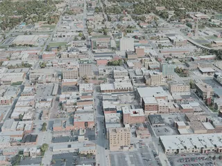 Springfield City, MO, USA (2020) 3D Model preview