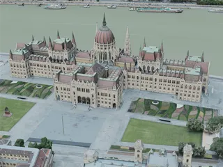 Budapest City, Hungary (2020) 3D Model preview