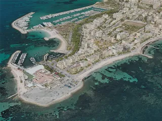 Cannes City, France (2020) 3D Model preview