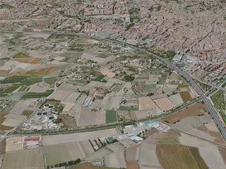 Granada City, Spain (2020) 3D Model preview