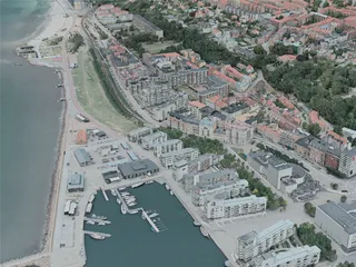 Helsingborg City, Sweden (2020) 3D Model preview