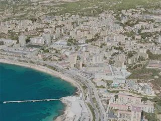 Ajaccio City, France (2020) 3D Model preview